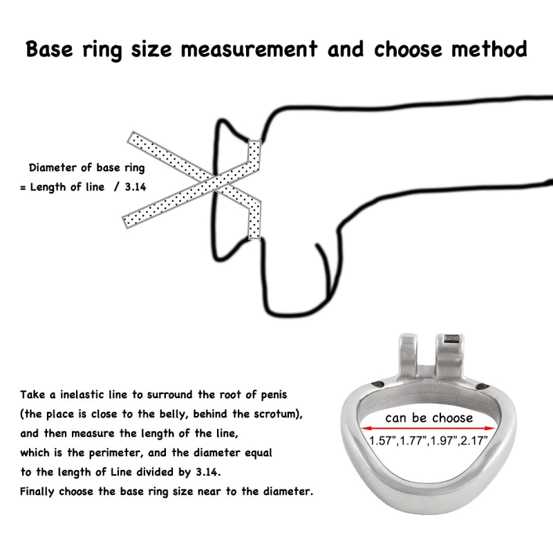 Stainless Steel Gauze Male Chastity Cage Metal Chastity Locks Comfortable Soft Cock Cage Easy to Wear Men's Virginity Lock - XL Cage Length 4''  (only cages do not include rings and locks)