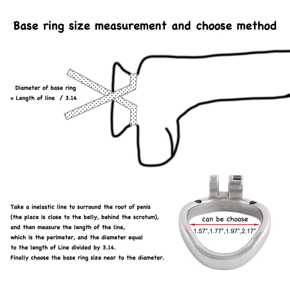 Stainless Steel Gauze Male Chastity Cage Metal Chastity Locks Comfortable Soft Cock Cage Easy to Wear Men's Virginity Lock - XL Cage Length 4''  (only cages do not include rings and locks)