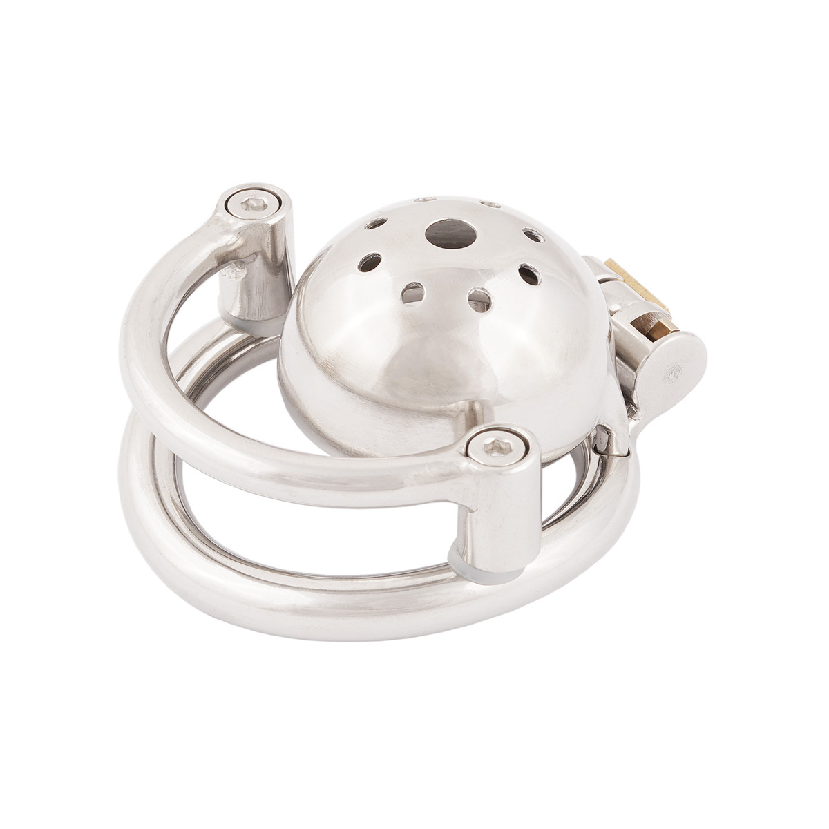 TERNENCE Men Short Chastity Device Cages Prevent Escape Design Closed Ring Cock Cage Adult Game Sex Toy