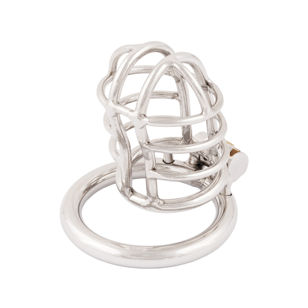 TERNENCE Metal Male Long Chastity Device 304 Steel Stainless Comfortable Closed Ring Cock Cage Adult Game Sex Toy