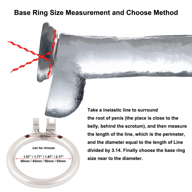 TERNENCE Male Chastity Device Stealth Lock for Adults Solitary Extreme Confinement Cage