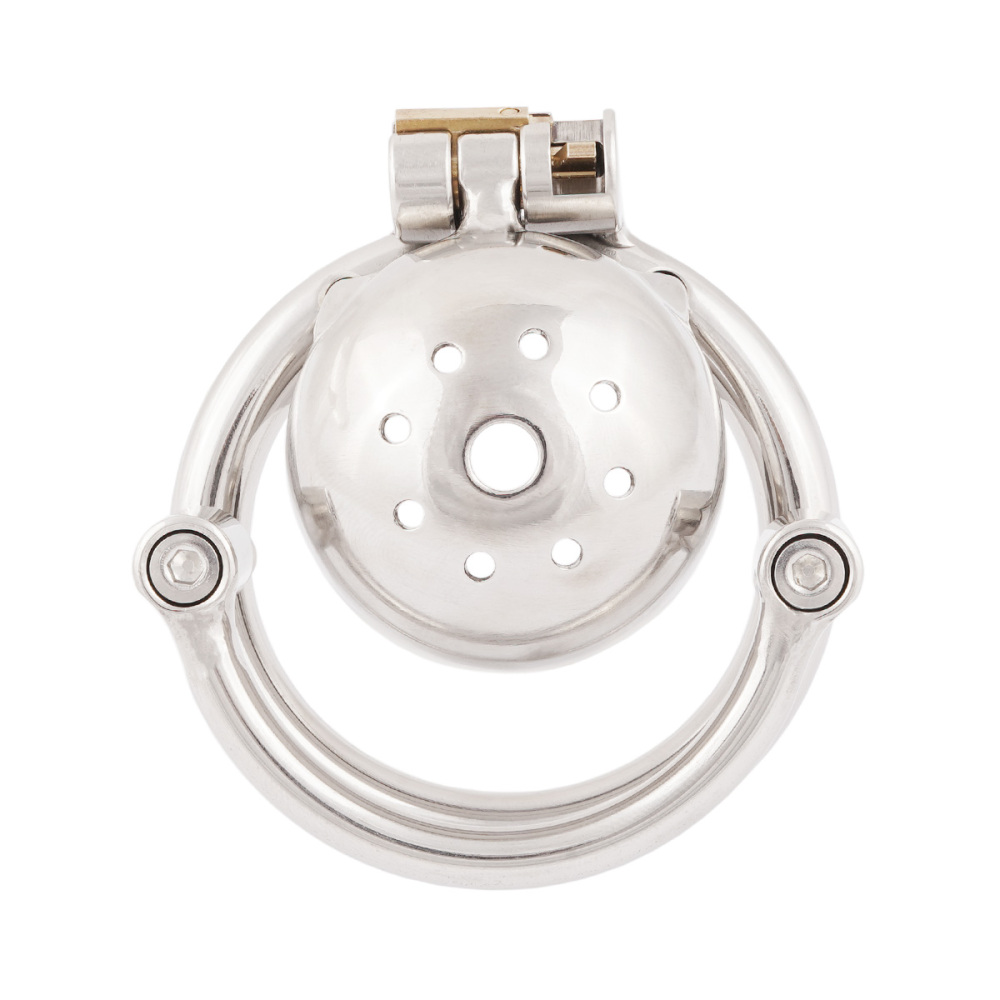 TERNENCE Men Short Chastity Device Cages Prevent Escape Design Closed Ring Cock Cage Adult Game Sex Toy