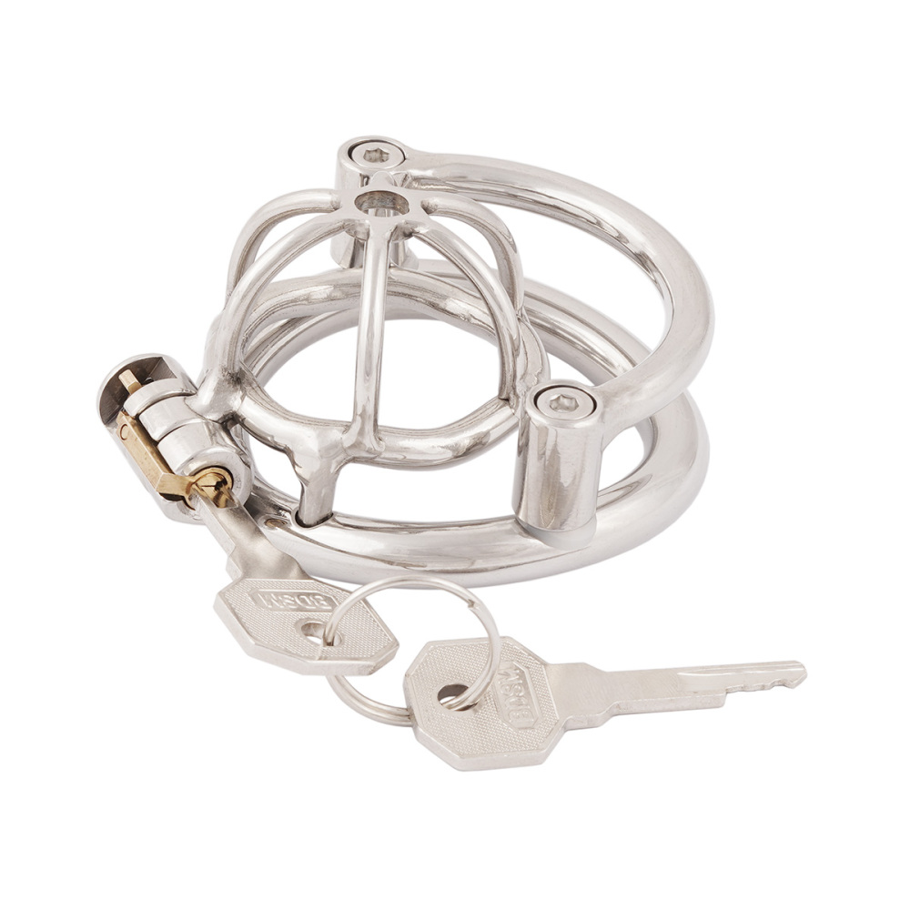 TERNENCE Male Small Chastity Device Cages Prevent Escape Design Closed Ring Cock Cage Adult Game Sex Toy