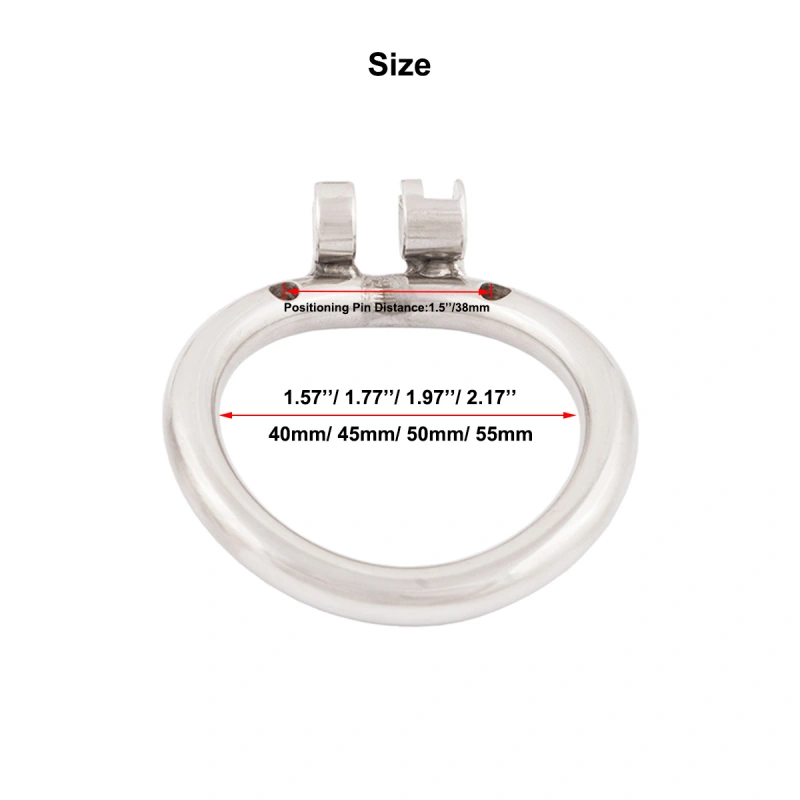 TERNENCE Stainless Steel Small Male Chastity Device Ergonomic Design Cock Cage