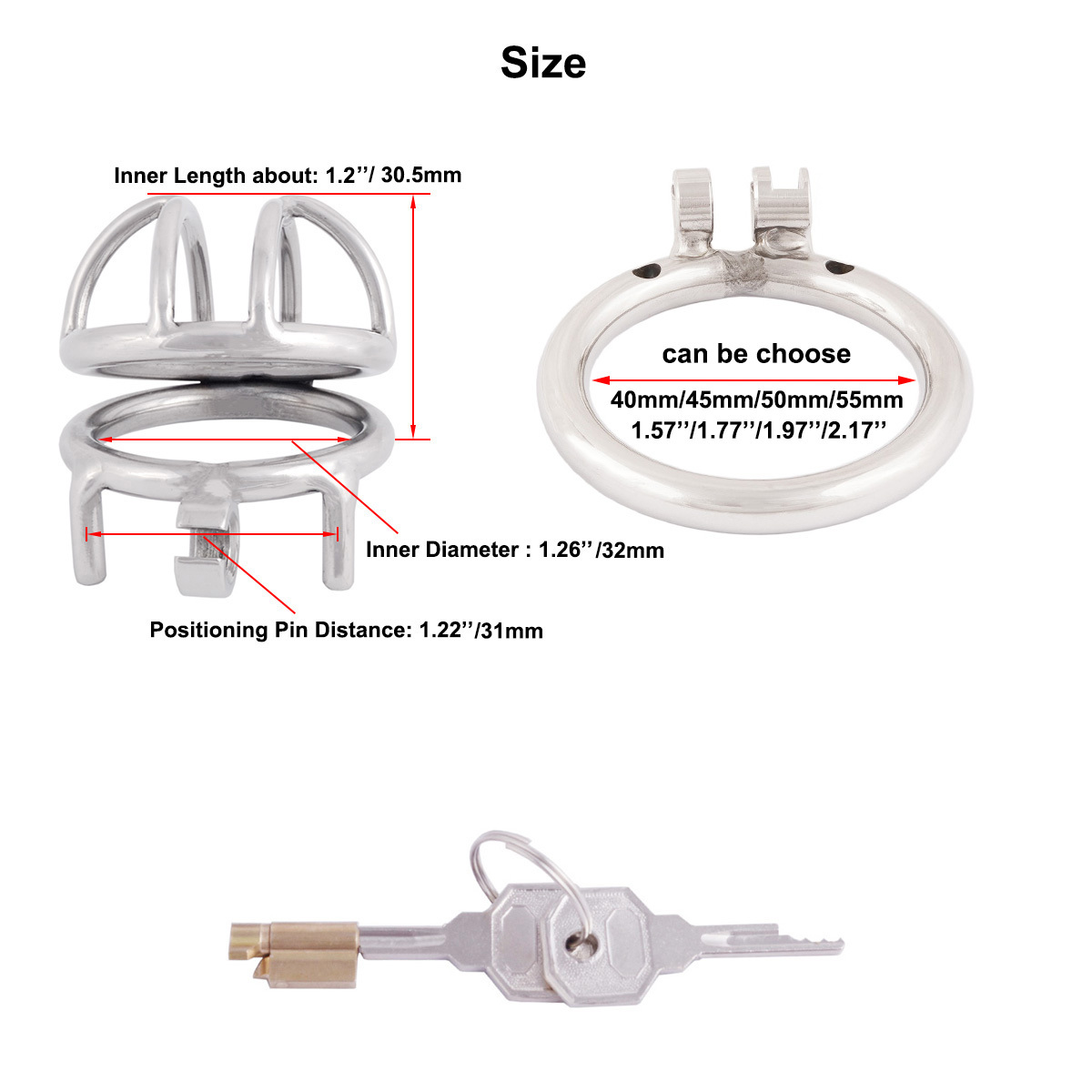 TERNENCE Medical Grade Steelone Chastity Device Male Belt Adult Game Sex Toy
