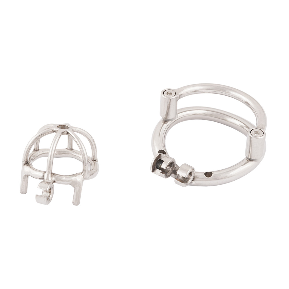 TERNENCE Male Small Chastity Device Cages Prevent Escape Design Closed Ring Cock Cage Adult Game Sex Toy