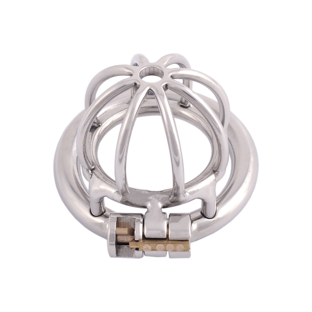 TERNENCE Metal Male Chastity Device Small 304 Steel Stainless Comfortable Cock Cage Adult Game Sex Toy