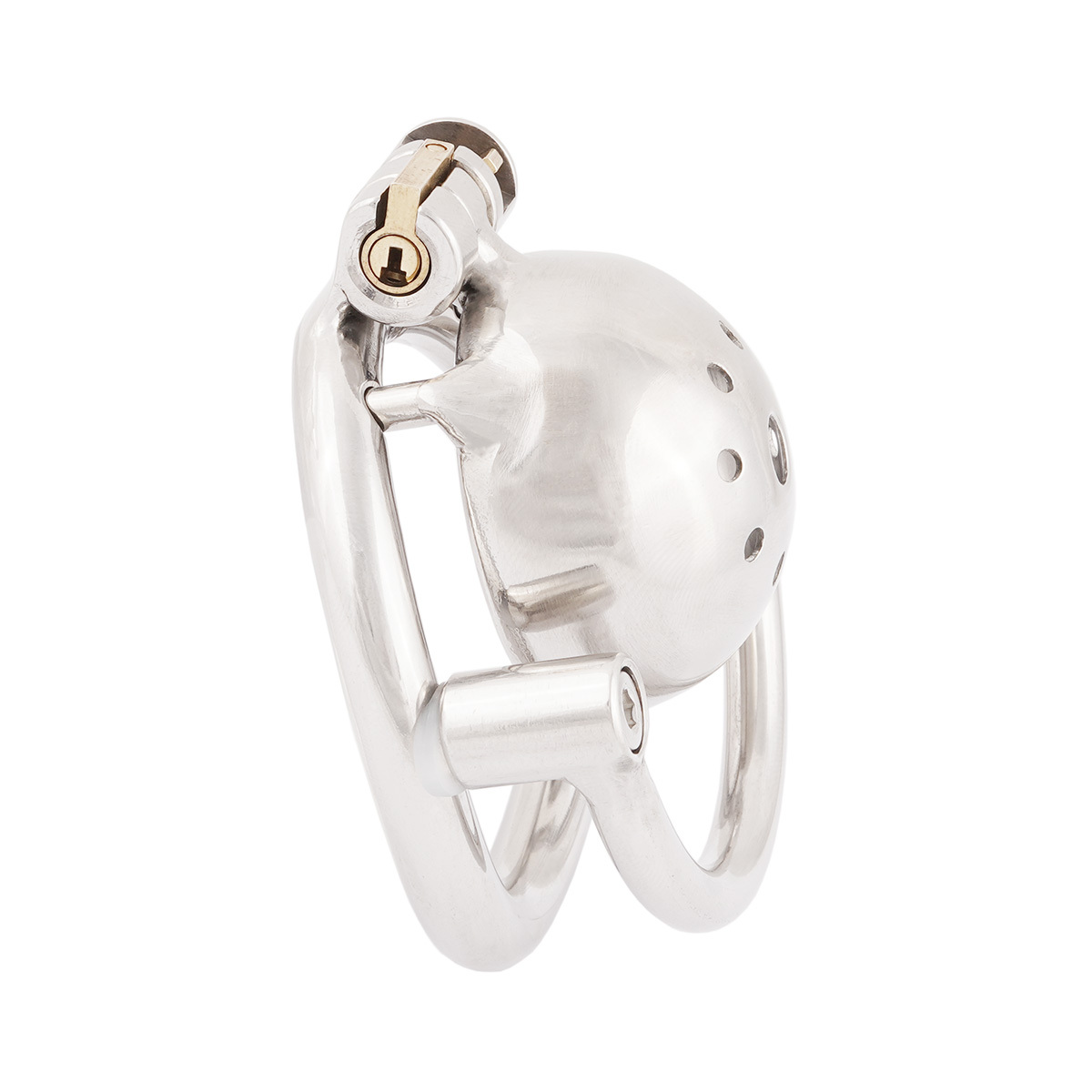 TERNENCE Men Short Chastity Device Cages Prevent Escape Design Closed Ring Cock Cage Adult Game Sex Toy