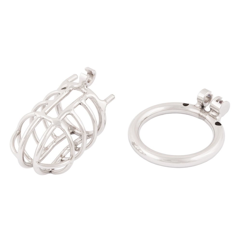 TERNENCE Metal Male Long Chastity Device 304 Steel Stainless Comfortable Closed Ring Cock Cage Adult Game Sex Toy