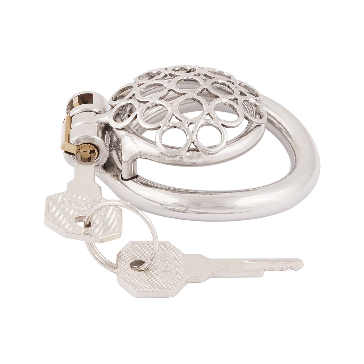 TERNENCE Small Short Chastity Device Male Ergonomic Design Stainless Steel Cock Cage Adult Game Sex Toy
