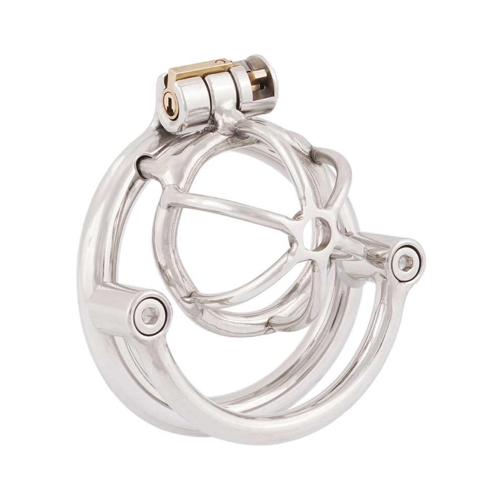 TERNENCE Male Small Chastity Device Cages Prevent Escape Design Closed Ring Cock Cage Adult Game Sex Toy