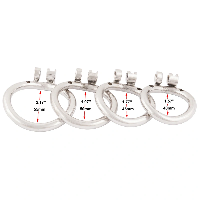 TERNENCE Stainless Chastity Device Ergonomic Design Cock Cage Base Ring Male Spares