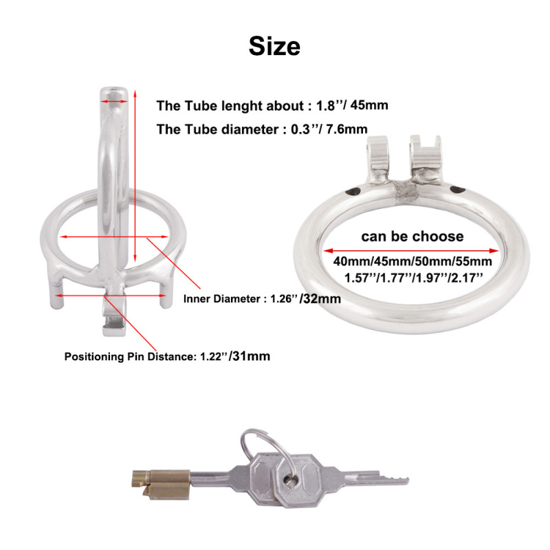 TERNENCE Male Chastity Cage Device Belt Stainless Steel Urethral Tube SM Penis Exercise Sex Toys