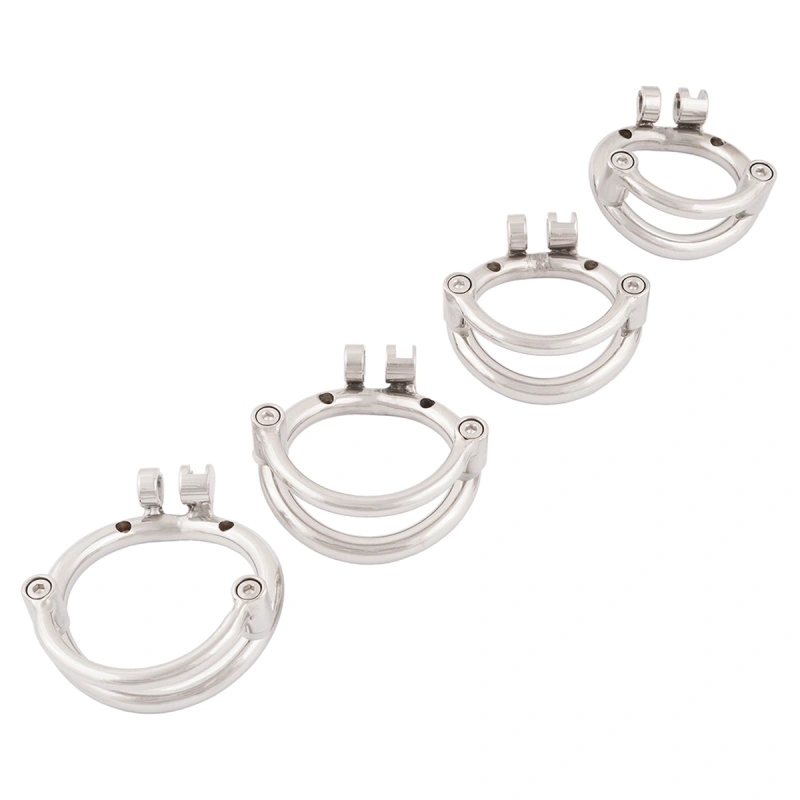 TERNENCE Mens Short Chastity Cages Prevent Escape Design Closed Ring Cock Cage Adult Game Sex Toy