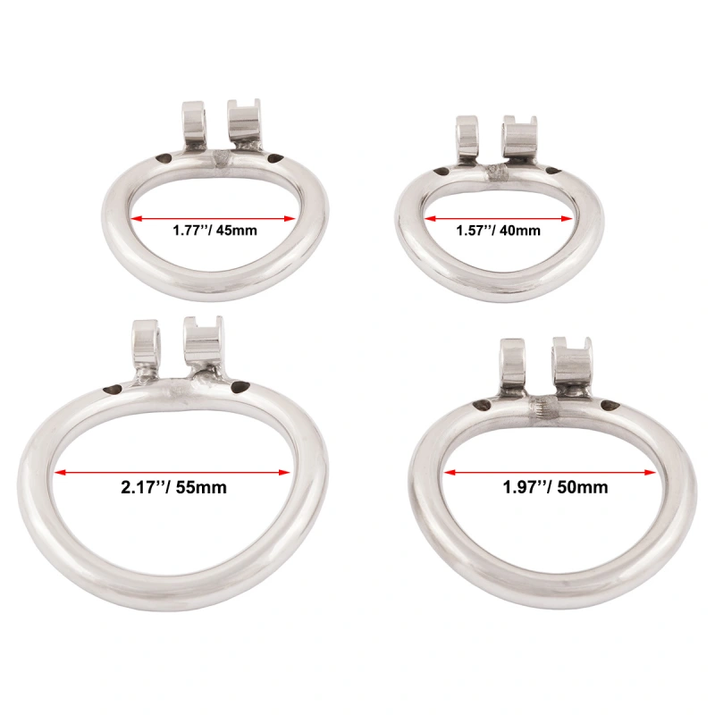 TERNENCE Stainless Steel Small Male Chastity Device Ergonomic Design Cock Cage
