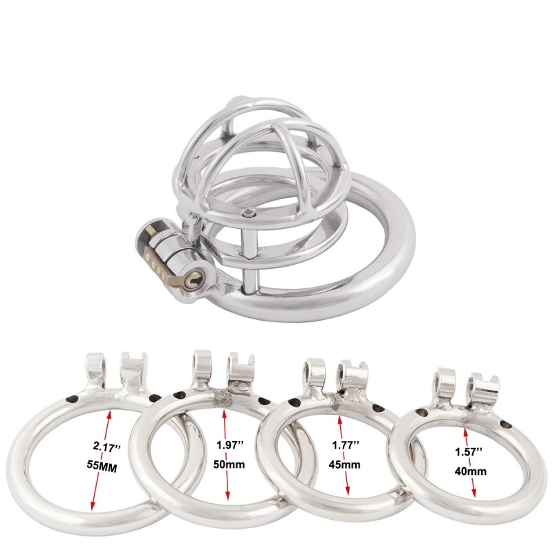 TERNENCE Male Chastity Device Stealth Lock for Adults Solitary Extreme Confinement Cage