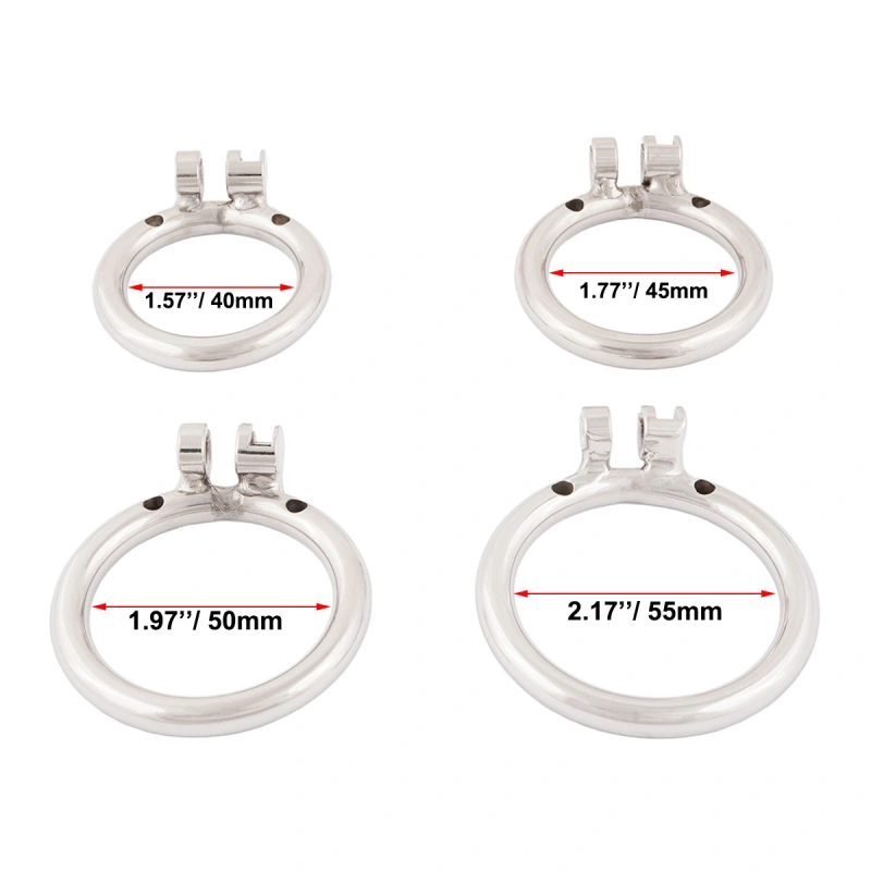TERNENCE Metal Chastity Device Male Comfortable Virginity Lock Chastity Belt with Small Cage