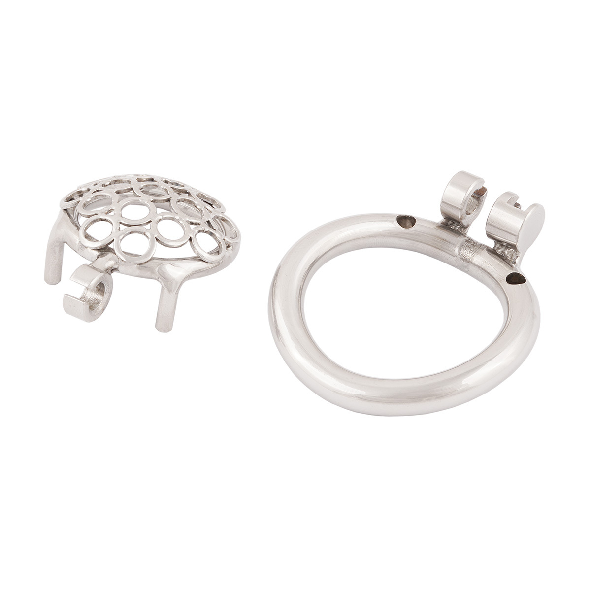 TERNENCE Small Short Chastity Device Male Ergonomic Design Stainless Steel Cock Cage Adult Game Sex Toy