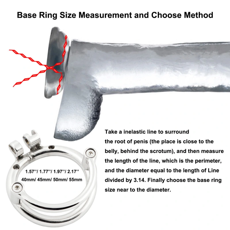 TERNENCE Mens Short Chastity Cages Prevent Escape Design Closed Ring Cock Cage Adult Game Sex Toy