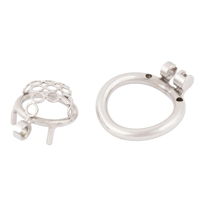 TERNENCE Mens Short Chastity Cages Prevent Escape Design Closed Ring Cock Cage Adult Game Sex Toy