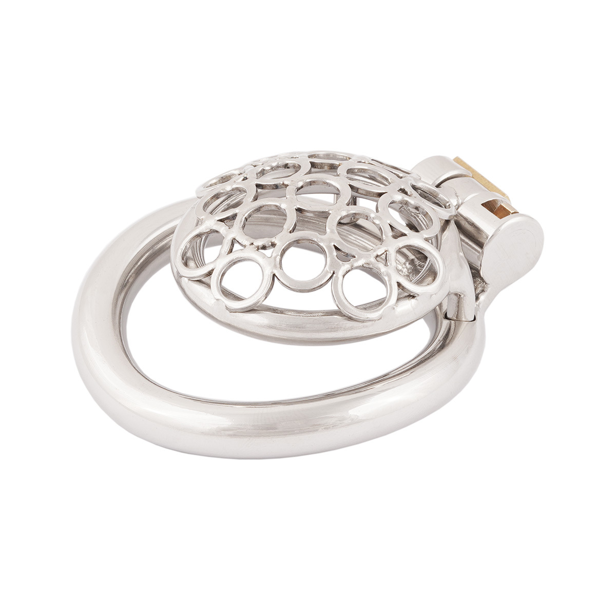 TERNENCE Small Short Chastity Device Male Ergonomic Design Stainless Steel Cock Cage Adult Game Sex Toy