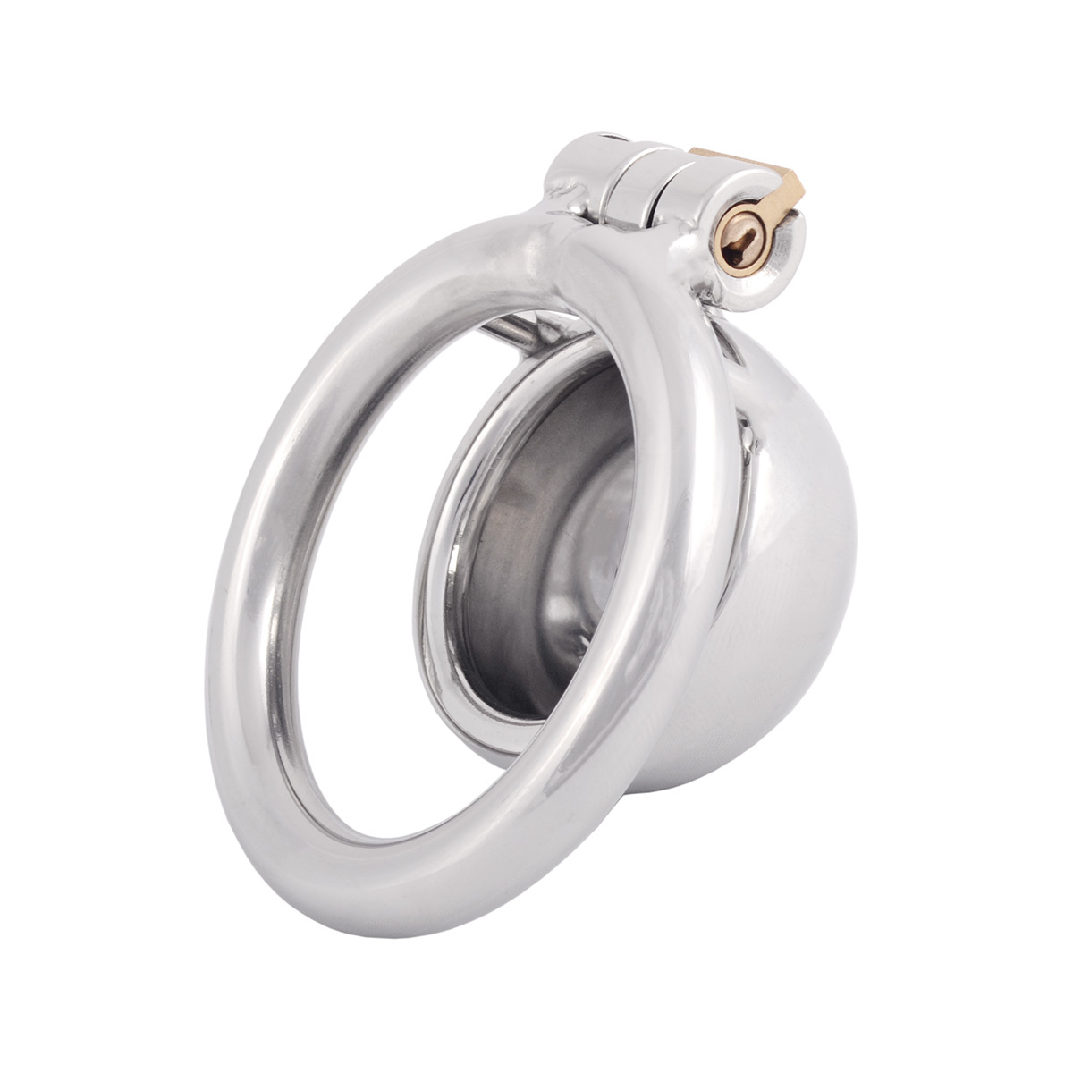 TERNENCE Metal Chastity Device Male Comfortable Virginity Lock Chastity Belt with Small Cage