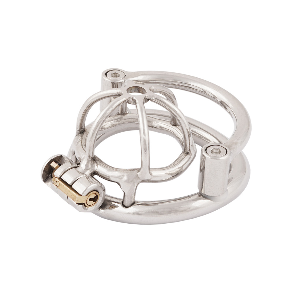 TERNENCE Male Small Chastity Device Cages Prevent Escape Design Closed Ring Cock Cage Adult Game Sex Toy