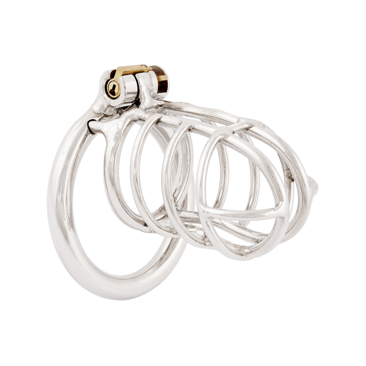 TERNENCE Metal Male Long Chastity Device 304 Steel Stainless Comfortable Closed Ring Cock Cage Adult Game Sex Toy