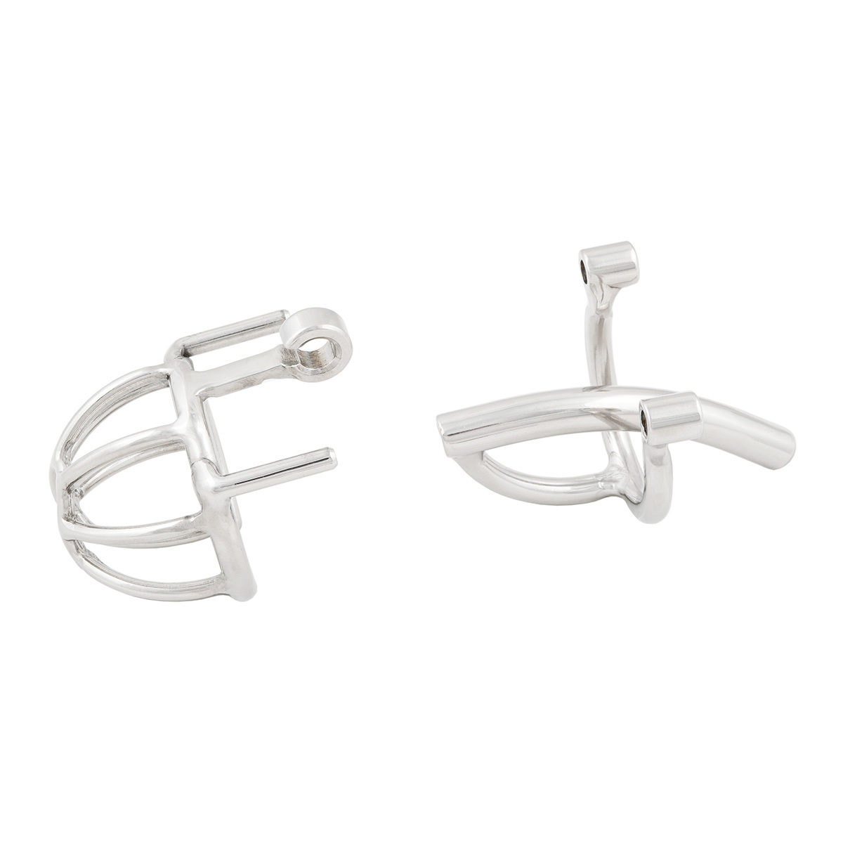 TERNENCE Male Chastity Device with Removable Catheter Hinged Ring Cock Cage (only cages do not include rings and locks)