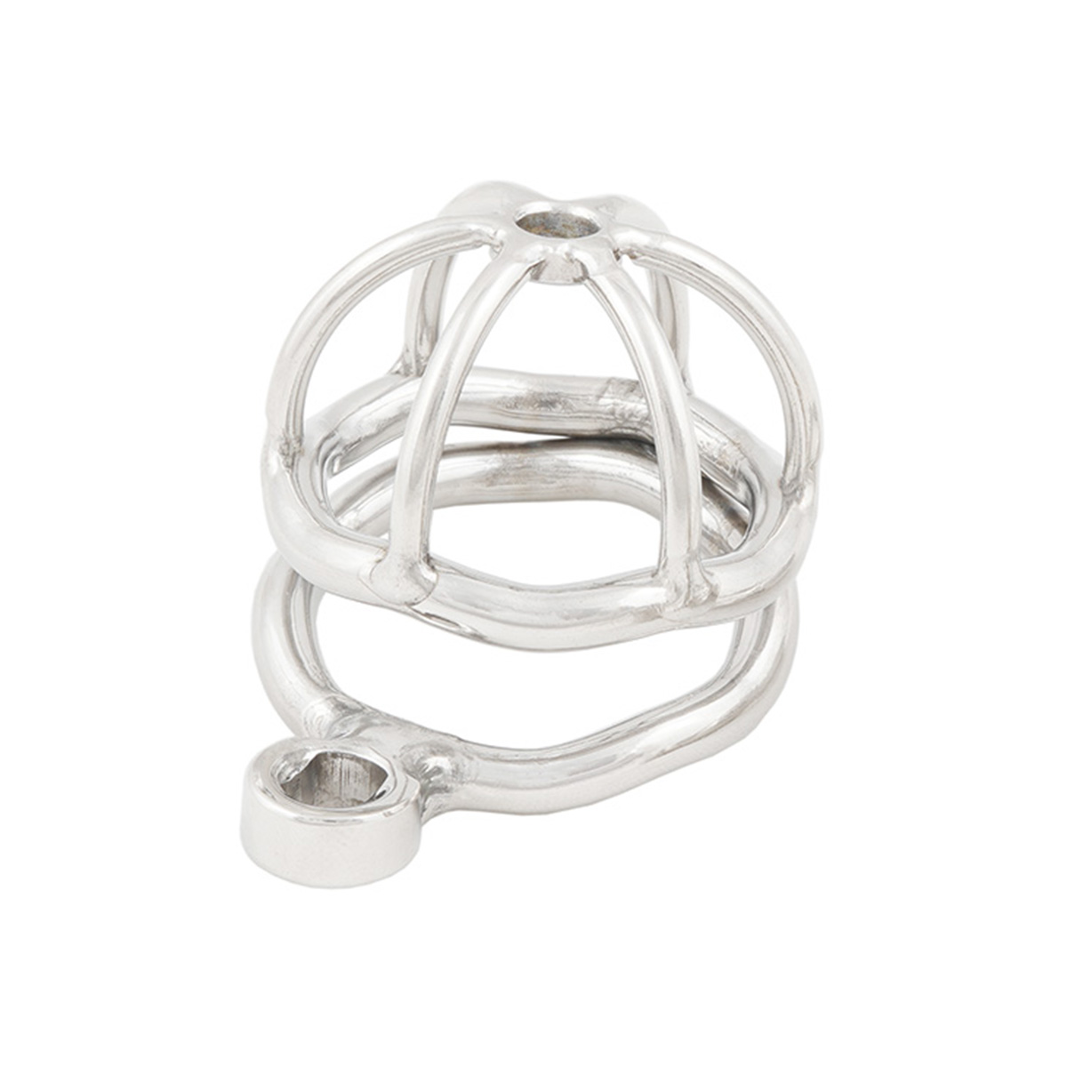 TERNENCE Small Short Chastity Device Male Ergonomic Design Stainless Steel Cock Cage (only cages do not include rings and locks)