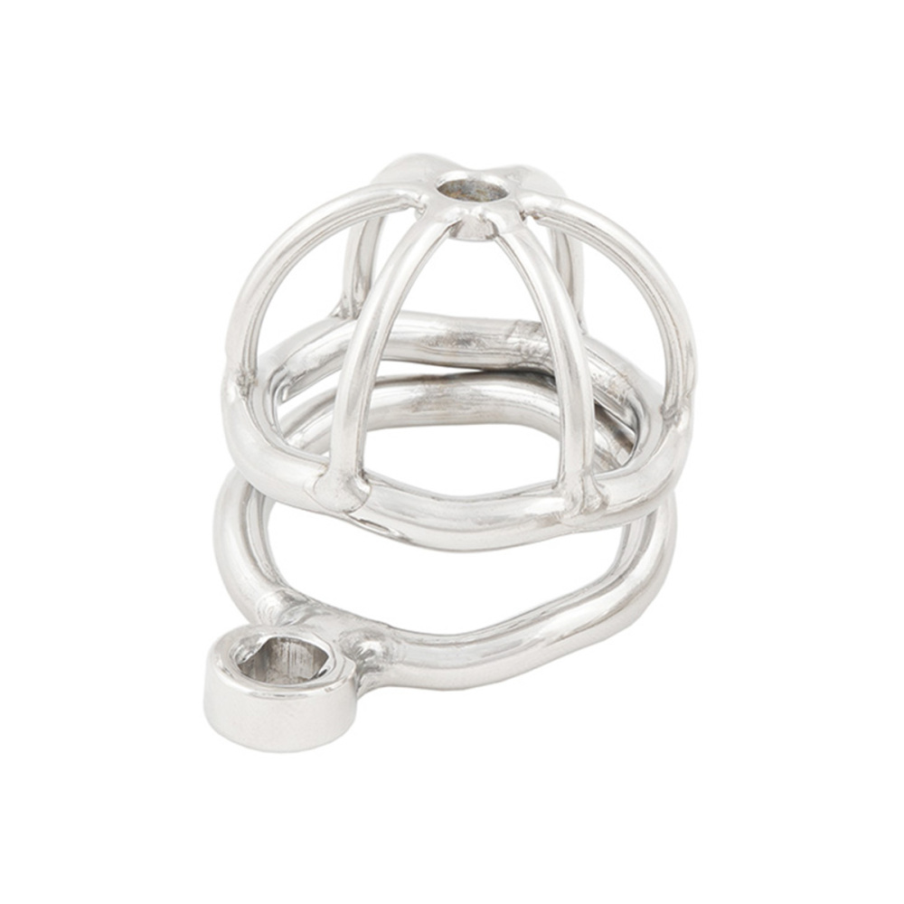 TERNENCE Small Short Chastity Device Male Ergonomic Design Stainless Steel Cock Cage (only cages do not include rings and locks)