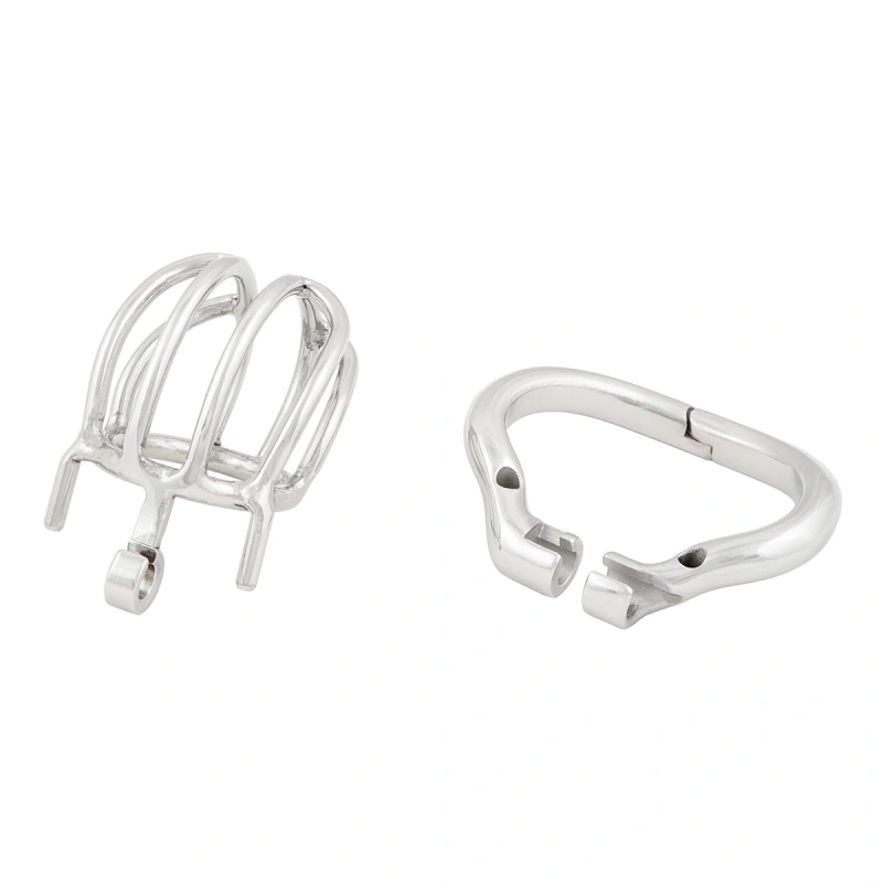 TERNENCE Male Chastity Device Short Small Inner Diameter 30mm Belt Ergonomic Design Hinged Ring Men Cock Cage