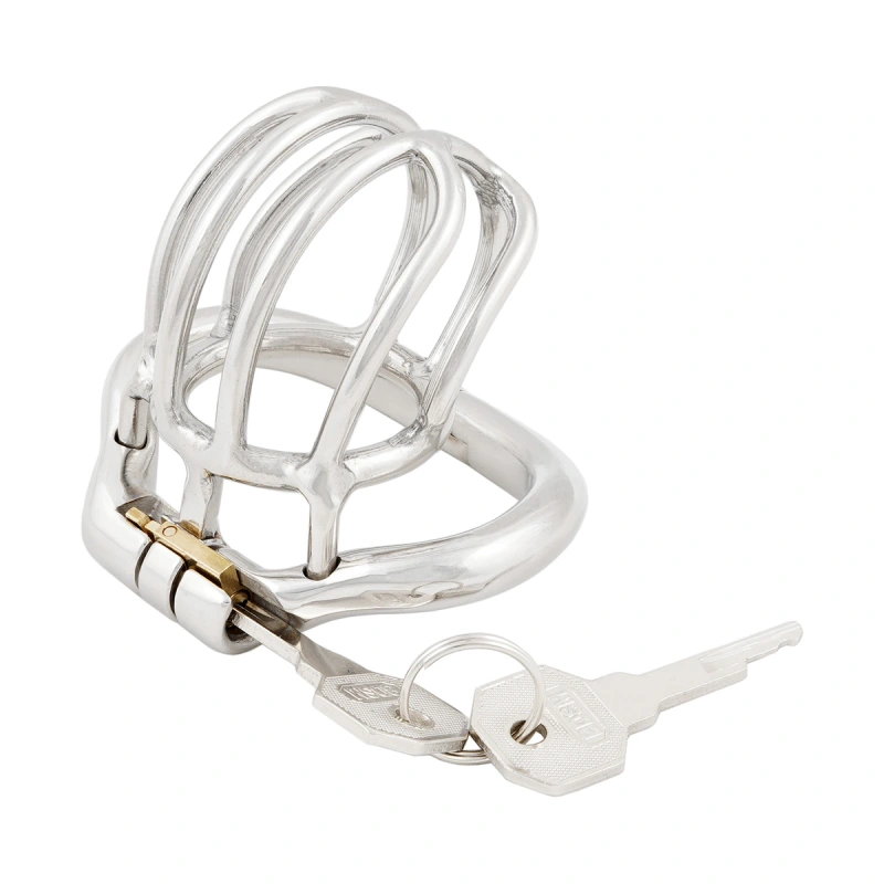 TERNENCE Male Chastity Device Short Small Inner Diameter 30mm Belt Ergonomic Design Hinged Ring Men Cock Cage