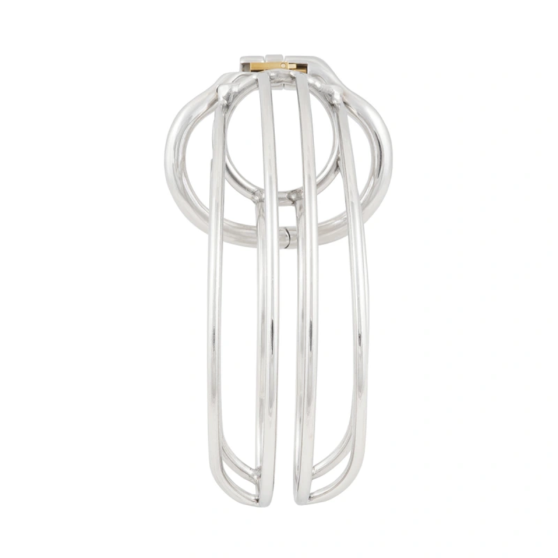 TERNENCE Chastity Device Male Cage Inside Length 5’’ Stainless Steel Long Section Men Chastity Lock (only cages do not include rings and locks)