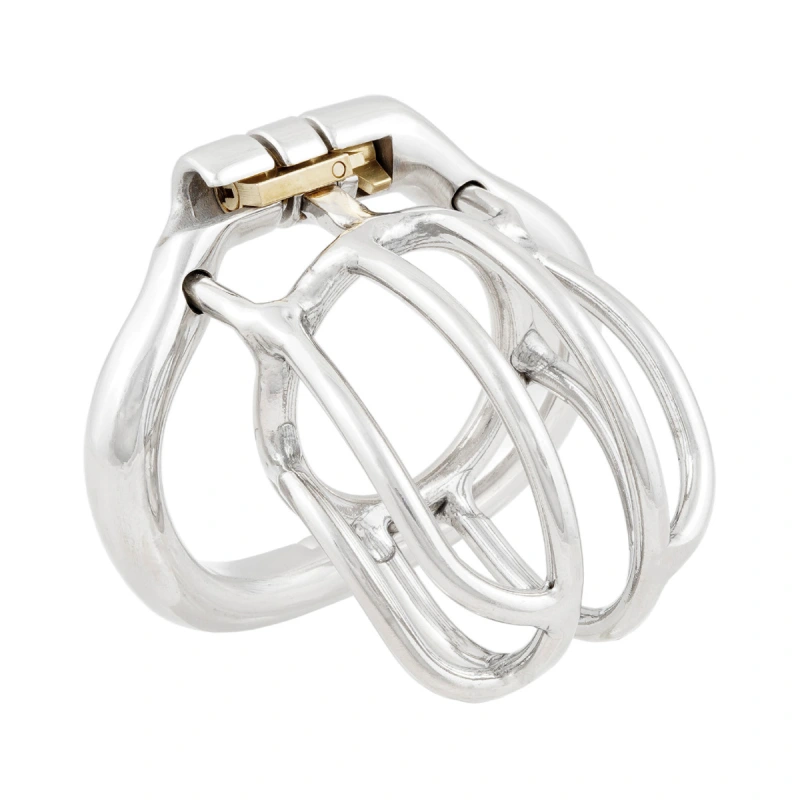 TERNENCE Male Chastity Device Short Small Inner Diameter 30mm Belt Ergonomic Design Hinged Ring Men Cock Cage