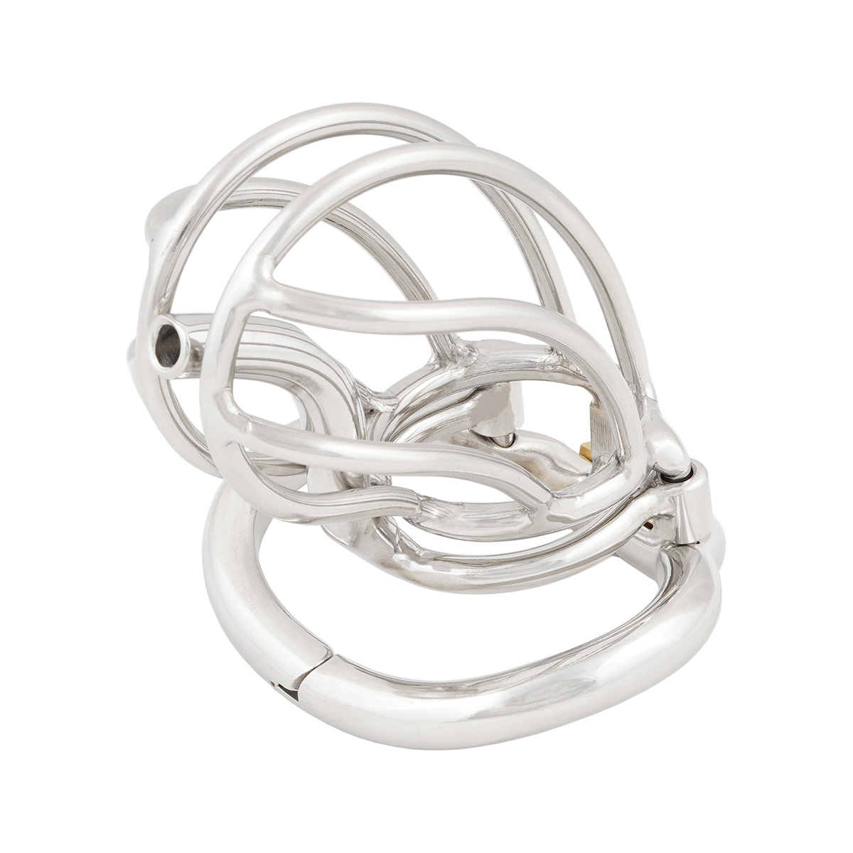 TERNENCE Male Chastity Device Cage with Removable PA Puncture Catheters Chastity Belt Cock Cage (only cages do not include rings and locks)