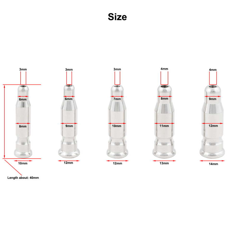 Male Short Catheters Stainless Steel Penis Plug Sound Dilator Inserts Plug Length 40mm Chastity Device for Men