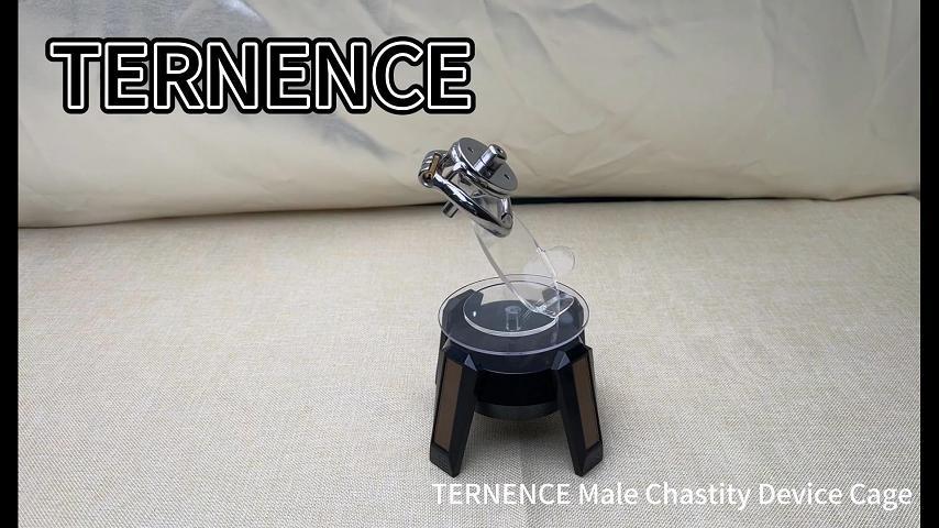 TERNENCE Flat Metal Male Chastity Cock Cage Steel Stainless Virginity Lock Belt with Negative Extreme Catheter Adult Game Sex Toy