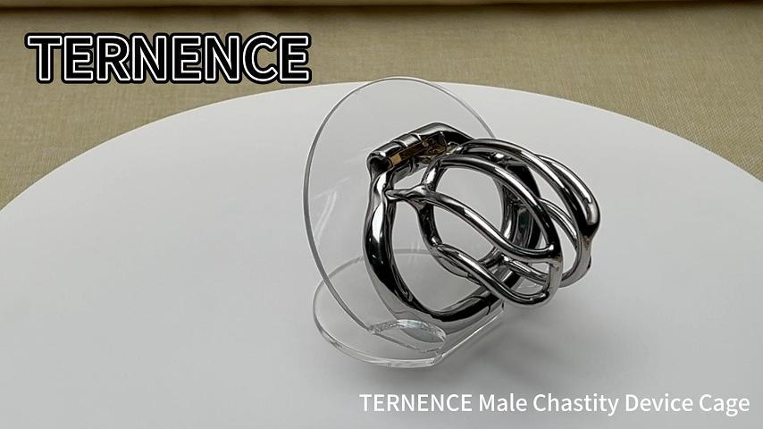 TERNENCE Male Chastity Device Short Small Inner Diameter 30mm Belt Ergonomic Design Hinged Ring Men Cock Cage
