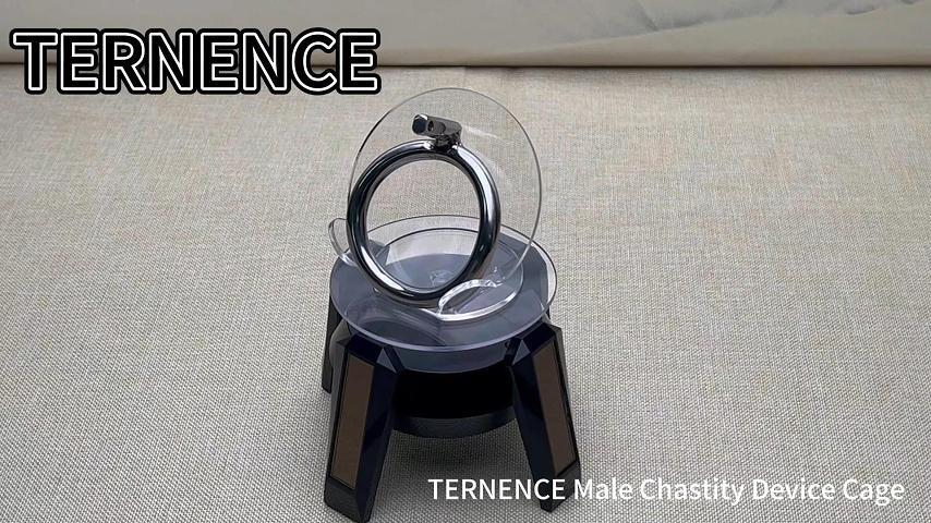 TERNENCE Male Chastity Cage Closed Ring Ergonomic Design 304 Stainless Steel Cock Cage Base Ring