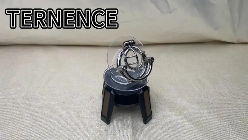 TERNENCE Men Short Small Chastity Device Prevent Escape Design Closed Ring Cock Cage Adult Game Sex Toy