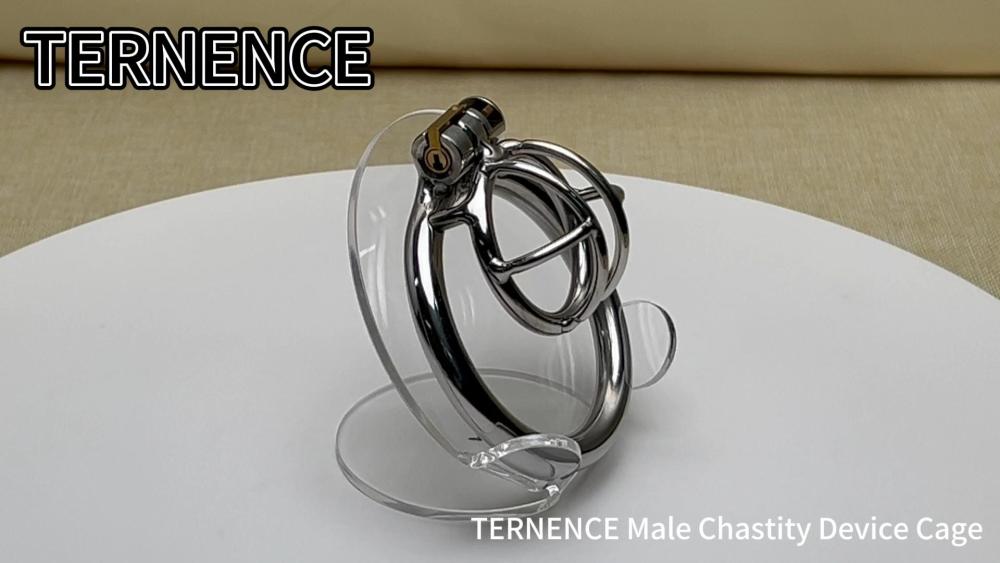 TERNENCE Men's Virginity Lock Belt Male Chastity Device Short Male Cock Cage for SM Penis Exercise Sex Toys