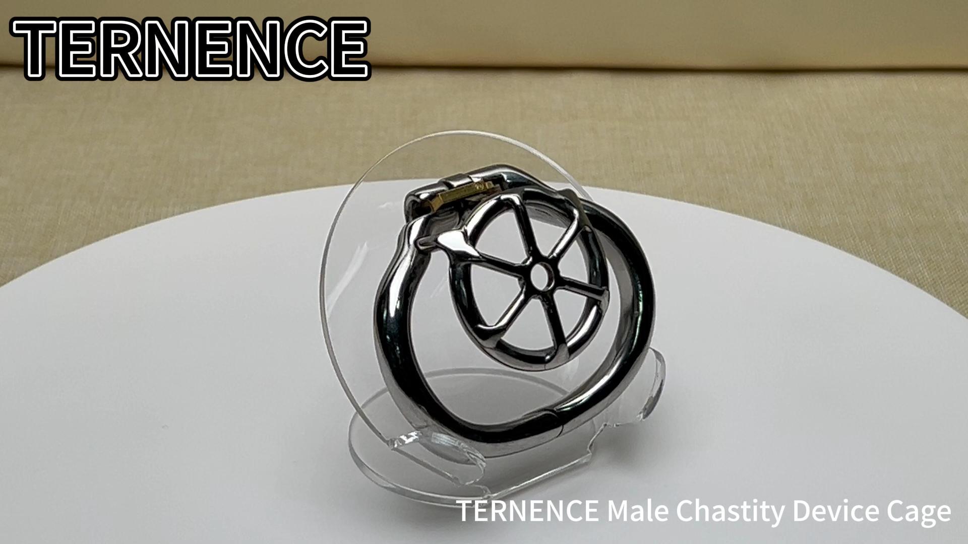 TERNENCE Male Flat Cage Super Short Chastity Device Stealth Lock Chastity Belt for Men SM Penis Exercise Sex Toys