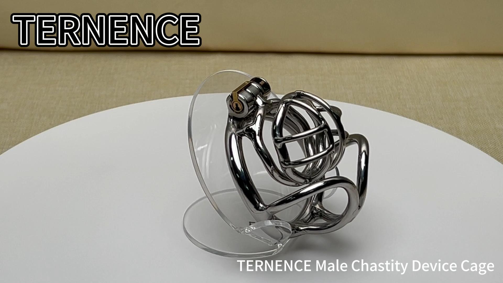 TERNENCE Chastity Locked Breathable Stainless Steel Male Chastity Device Mens Sexual Health SM Penis Exercise Sex Toys