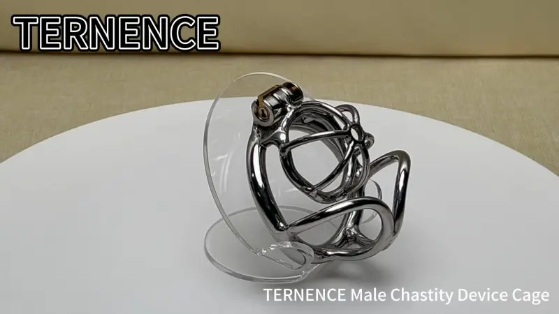 TERNENCE Male Chastity Device Small 304 Steel Stainless Comfortable Ergonomic Design Closed Ring Cock Cage Men
