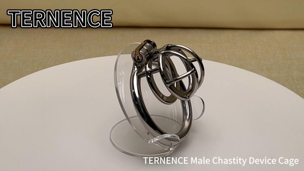 TERNENCE Male Chastity Device Stealth Lock for Adults Solitary Extreme Confinement Cage
