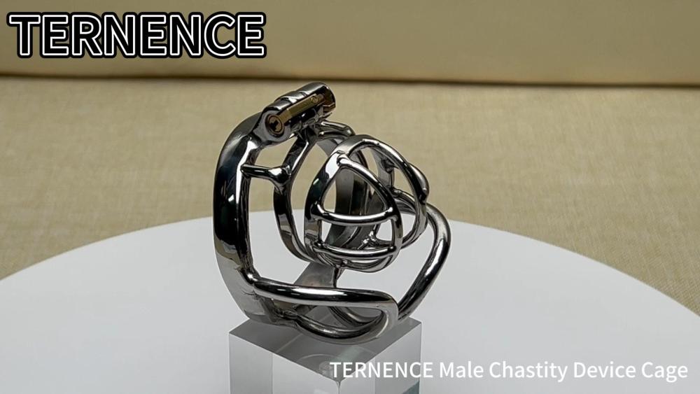TERNENCE Male Chastity Device 304 Steel Stainless Comfortable Ergonomic Design Closed Ring Cock Cage Men Adult Sex Toys