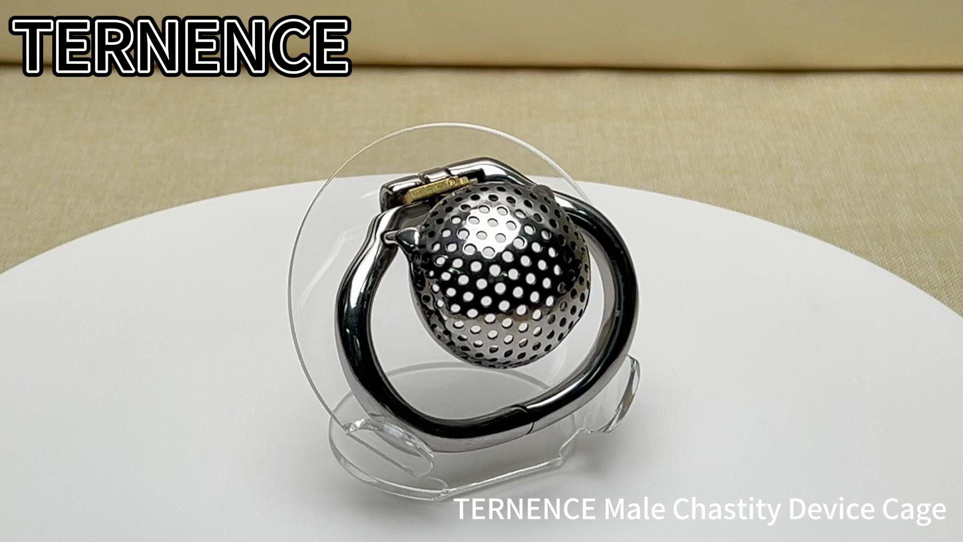 TERNENCE Super Small Male Cock Cage Chastity Belt 304 Steel Stainless Easy to Wear Adult Game Sex Toy