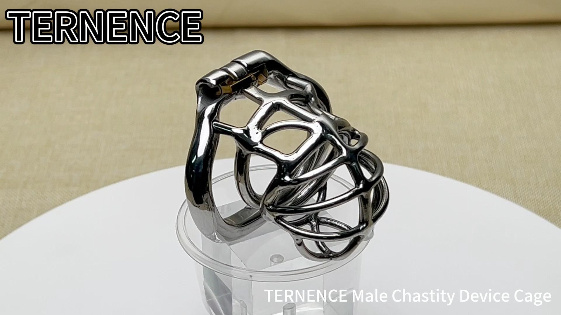 TERNENCE Medical Grade Stainless Steel Chastity Device Ergonomic Design Belt Restraint Men Bondage Fetish