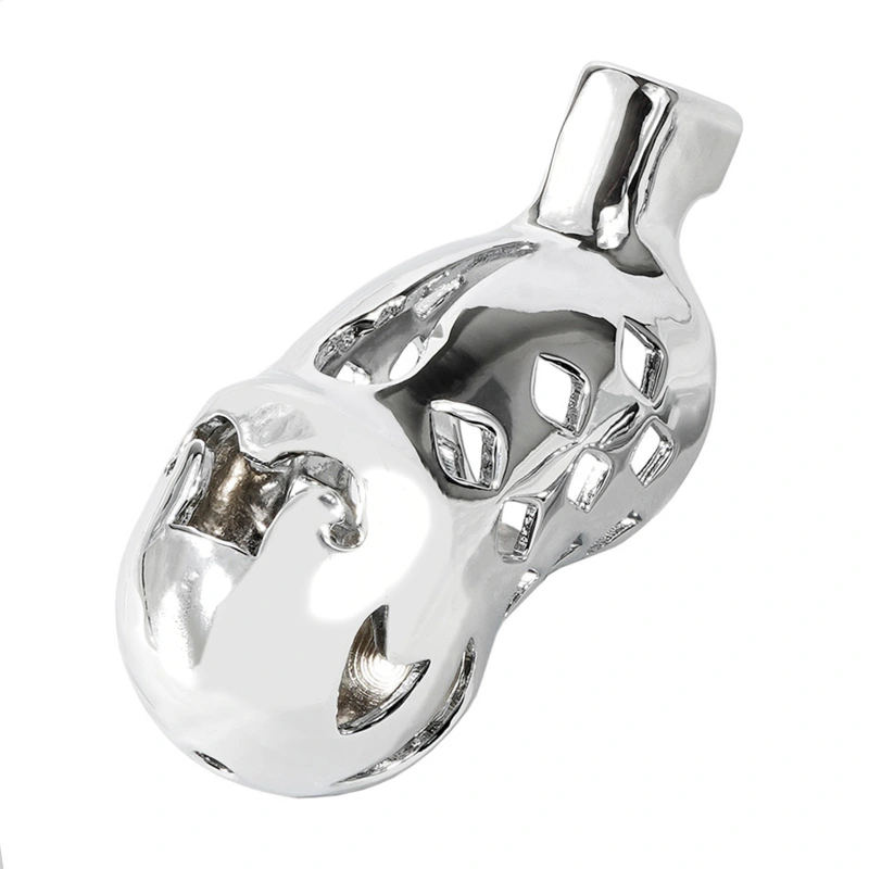 Male Chastity Cage, Aluminum Alloy Chastity Device for Man Penis Exercise Bondage Gear & Accessories Lightweight Adult Sex Toys (only cages do not include rings and locks)